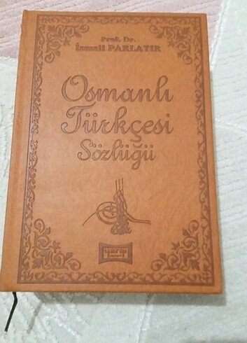 Osmanlıca sözlüğü kalın kapak deri ciltli