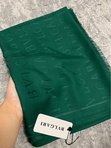 Bvlgari Bvlgari pamuk ipek şal