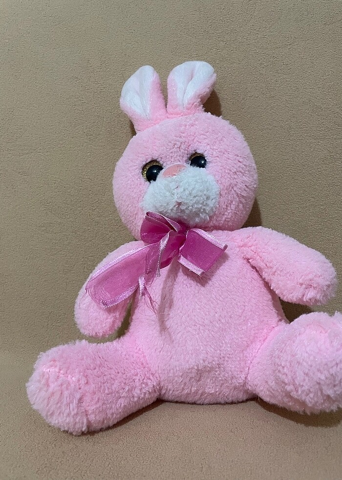 25 CM Pembe Tavşan - Görsel 2