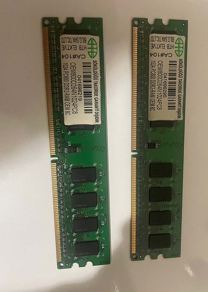 DDR 2 1 + 1 GB RAM - Görsel 2