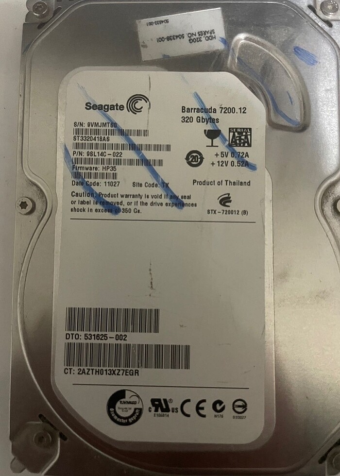 320 GB Sorunsuz Hard Disk - Görsel 3