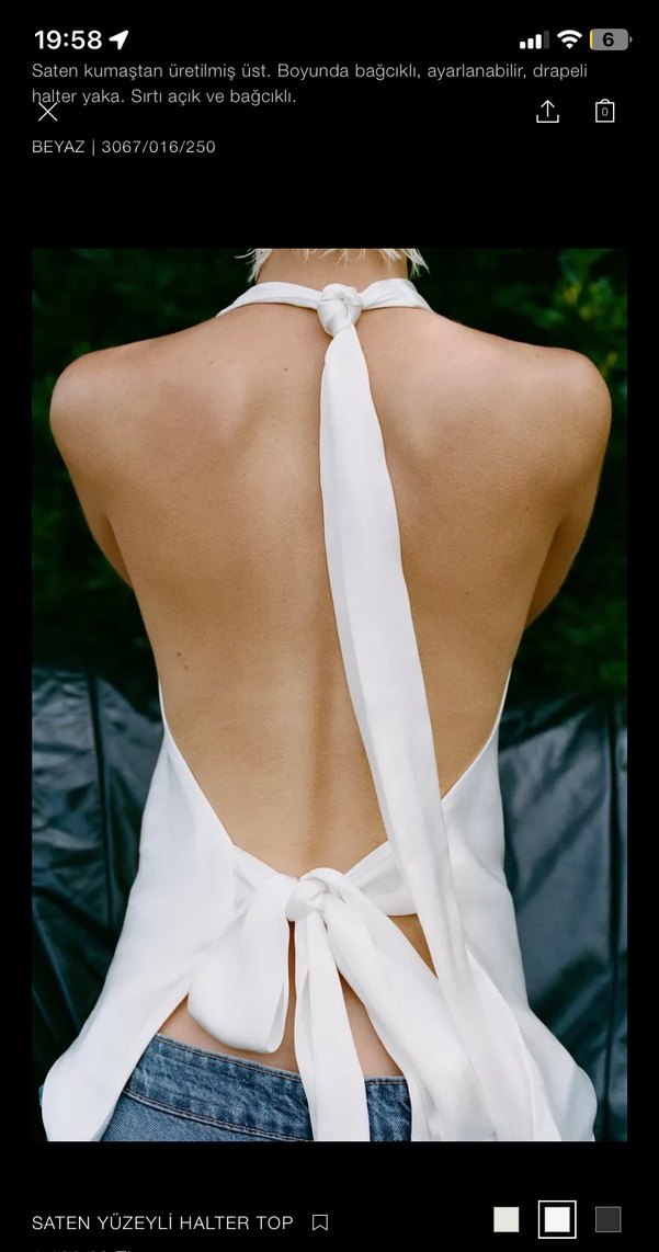 zara saten yüzeyli halter top - Görsel 2