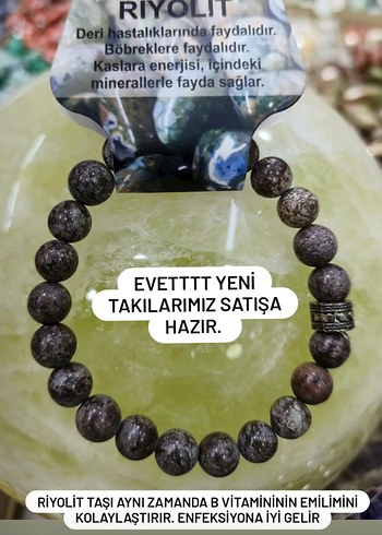 Turkuaz Bohem Taşlı Boncuklu Bileklik