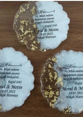 21 adet Nikah mevlüt Hatırası Hediyesi