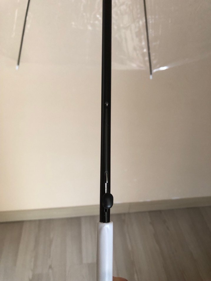 Şeffaf Beyaz Kadın Şemsiye - Görsel 5