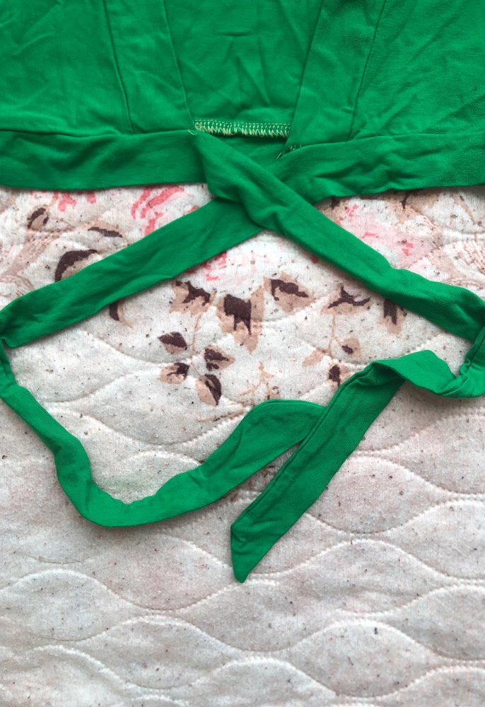 Kız Çocuk Yeşil Kısa Bolero - Görsel 2