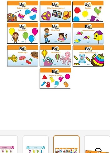 Fisher Price Görsel ve işitsel dikkat seti 7 kitap
