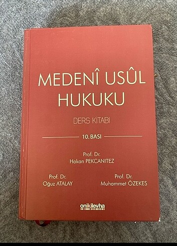 Medeni usul hukuku dersleri