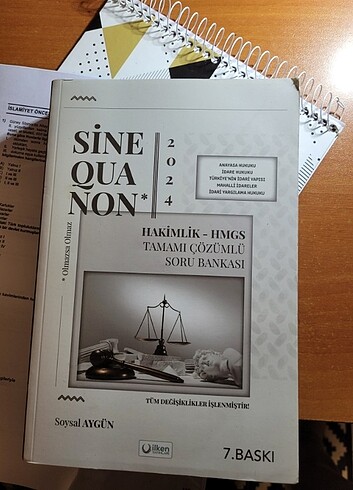 Sine Qua Non Hakimlik-HMGS çözümlü soru bankası