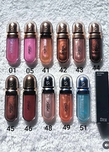 Kiko 10 Parça Renkli Lipgloss Seti