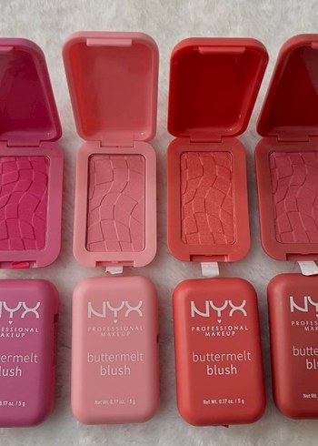 NYX Buttermelt Allık Seti - Pembe Tonlar
