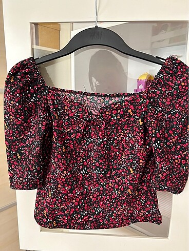 H&M bluz çiçekli şık