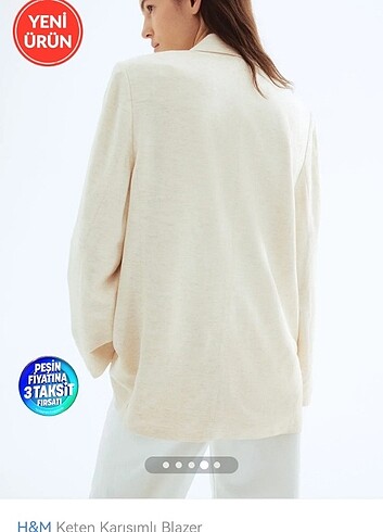 H&M H&m keten blazer