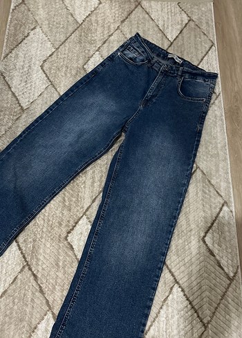 Diğer Kadın Mavi Denim Midi Boy Pantolon