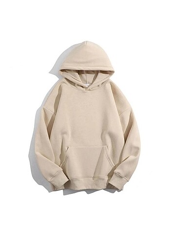 Düz Hoodie Baskısız 3 ip şardonlu 