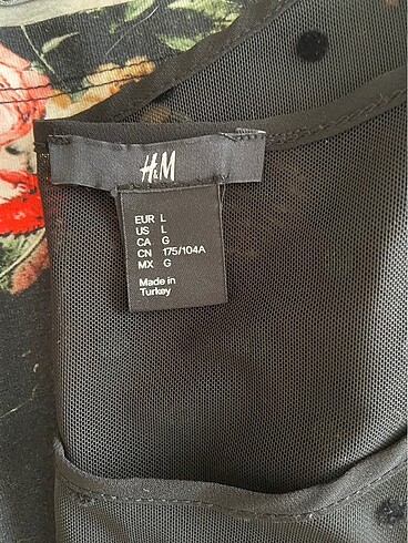 l Beden siyah Renk H&M elbise