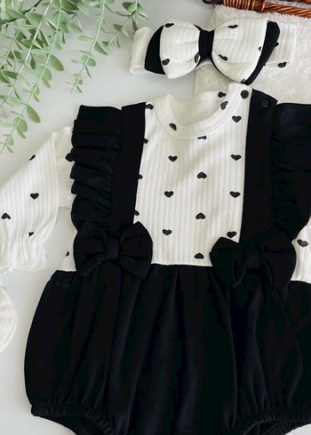 Fırfırlı Uzun Kollu Bebek Kız Takımı - Görsel 2