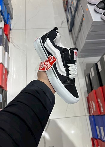 Vans Kadın Beyaz Siyah Platform Spor Ayakkabı - Görsel 2
