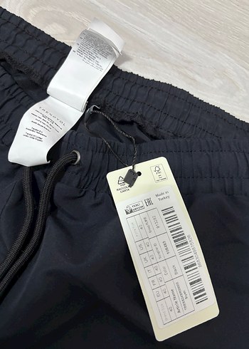 Siyah kadın Mini Yüzme Şortu - Görsel 2