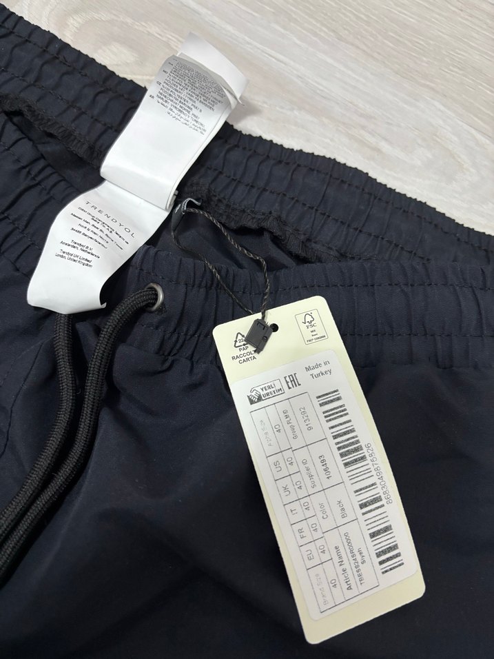 Siyah kadın Mini Yüzme Şortu - Görsel 2