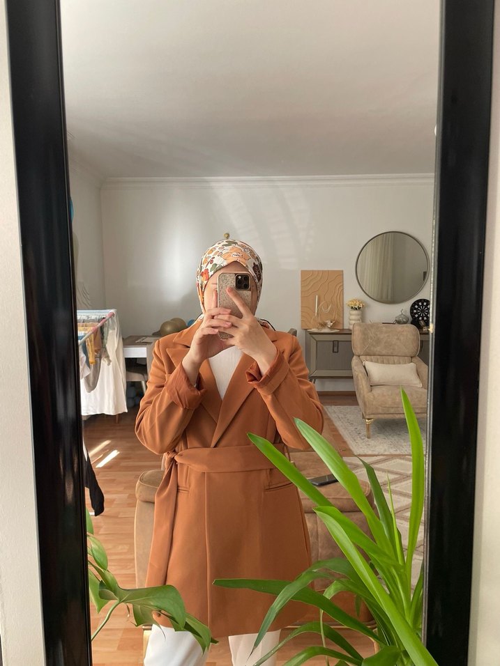 Kadın Camel blazer - Görsel 2