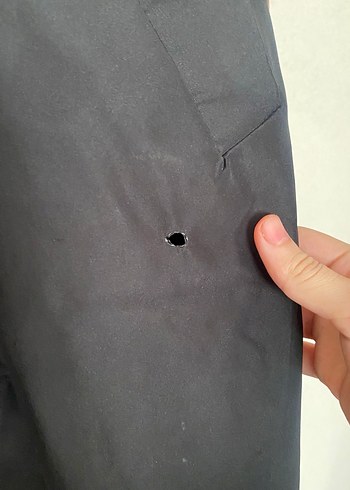 Siyah Uzun Kürklü Kadın Ceket - Görsel 2