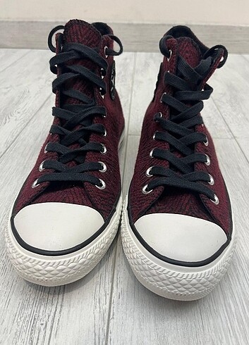 40 Beden bordo Renk CONVERSE AYAKKABI