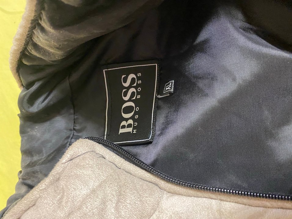 Erkek  Gri Kapüşonlu Uzun Kışlık Mont - Görsel 3