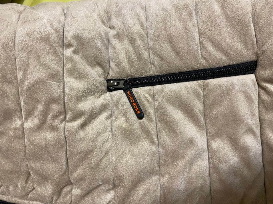 Erkek  Gri Kapüşonlu Uzun Kışlık Mont - Görsel 2