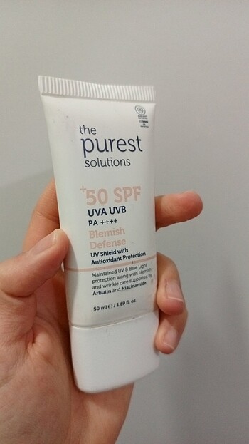 Beden The purest renkli güneş kremi 50spf+