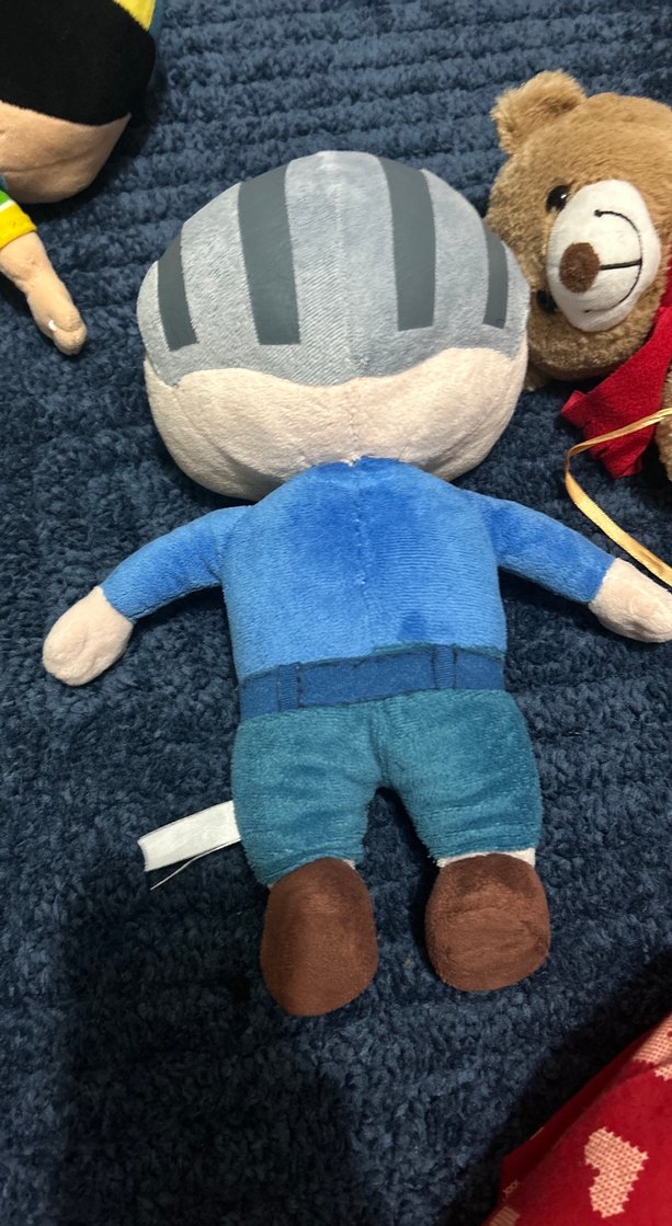 Mavi Koyu Tonlarda Peluş Oyuncak - Görsel 2