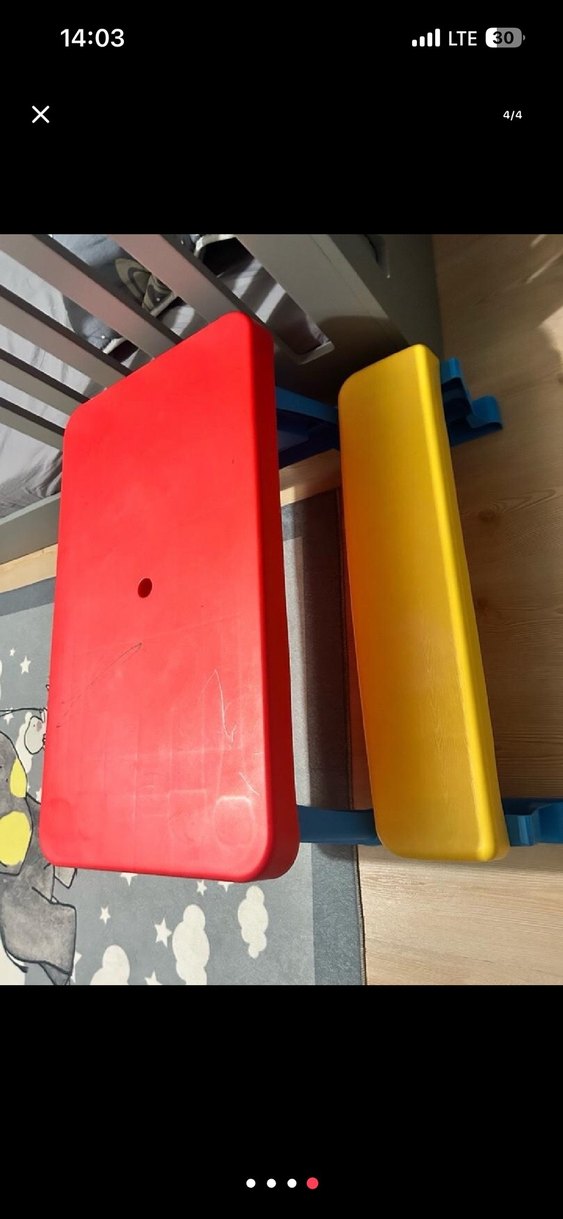 Çok Renkli Çocuk Sandalyesi ve Masası - Görsel 4