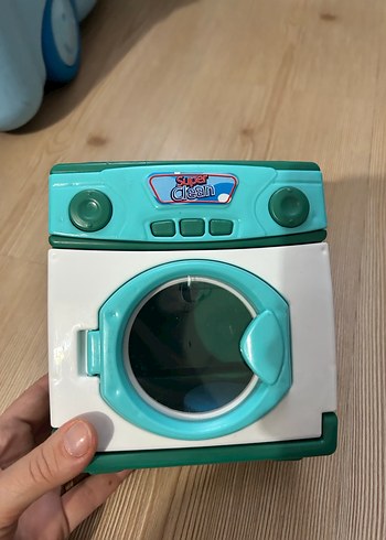 Pembe Renkli Eğitici Oyuncak Kahve Makinesi ve çamaşır makinesi - Görsel 2