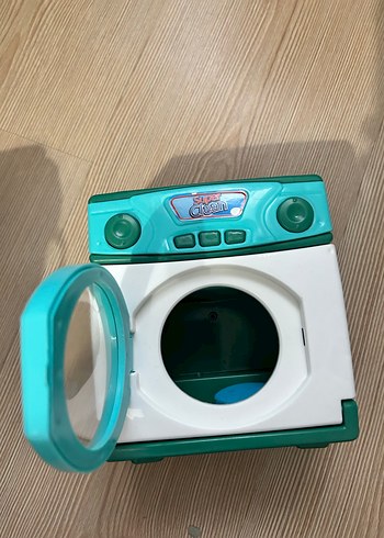 Pembe Renkli Eğitici Oyuncak Kahve Makinesi ve çamaşır makinesi - Görsel 3