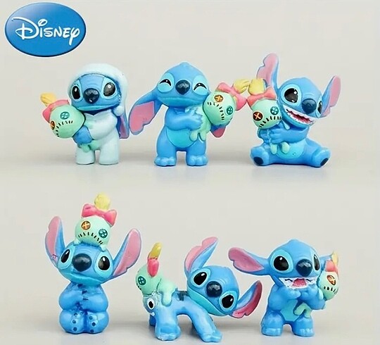 Disney Stitch 6lı Figür