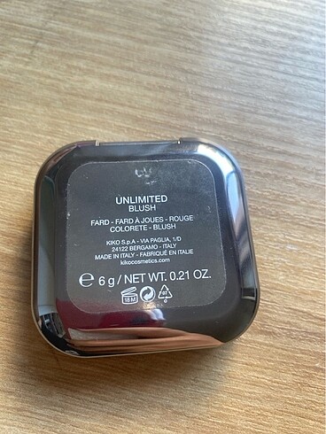  Beden Kiko Unlimited Blush