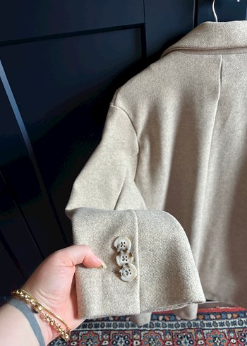 s Beden camel Renk Pull and bear oversize Kaban