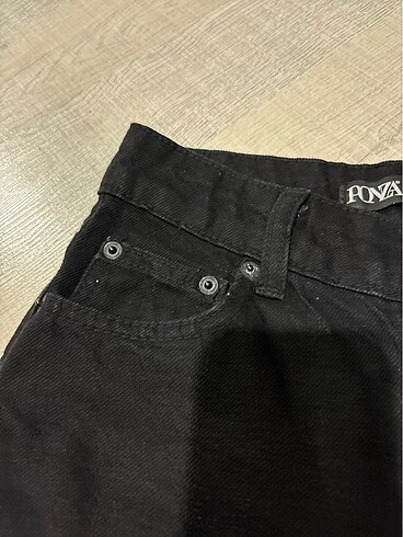 34 Beden siyah Renk kot pantalon