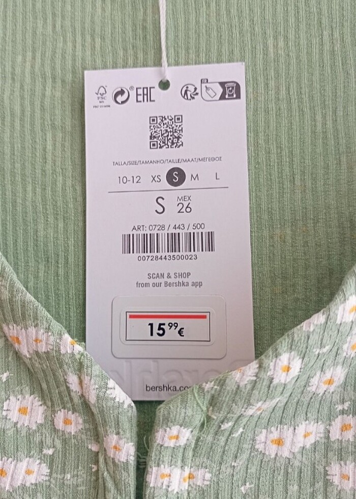 Bershka çiçekli elbise - Görsel 3