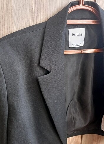 s Beden siyah Renk Crop blazer ceket