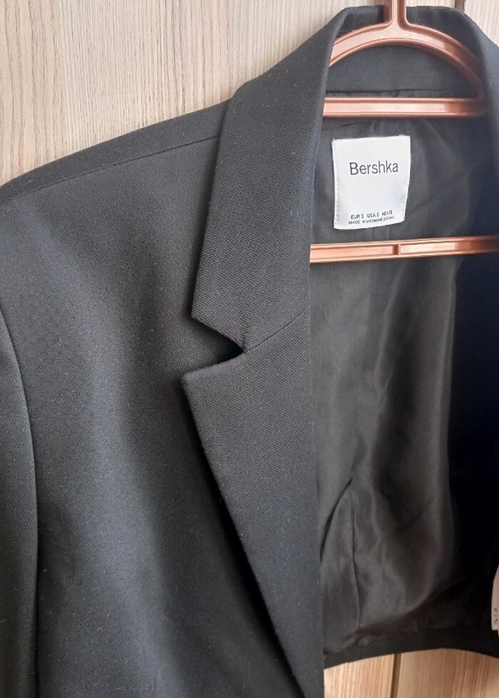 Crop blazer ceket - Görsel 4