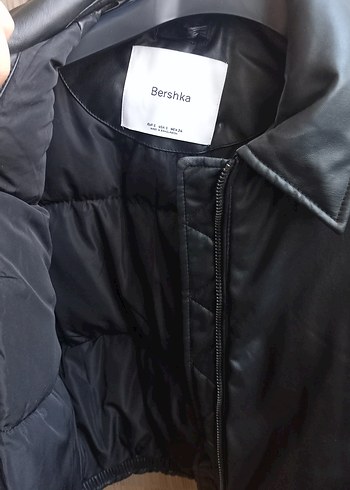 Siyah Deri Mont - Görsel 8