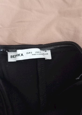 Tokalı Siyah Straplez Uzun Elbise - Görsel 3