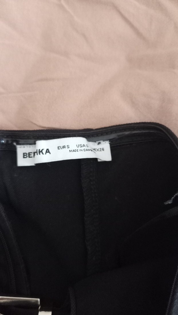 Tokalı Siyah Straplez Uzun Elbise - Görsel 3