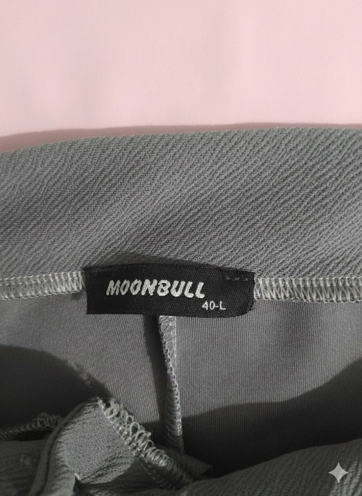 Gri Kadın çimalı kumaş pantolon - Görsel 5