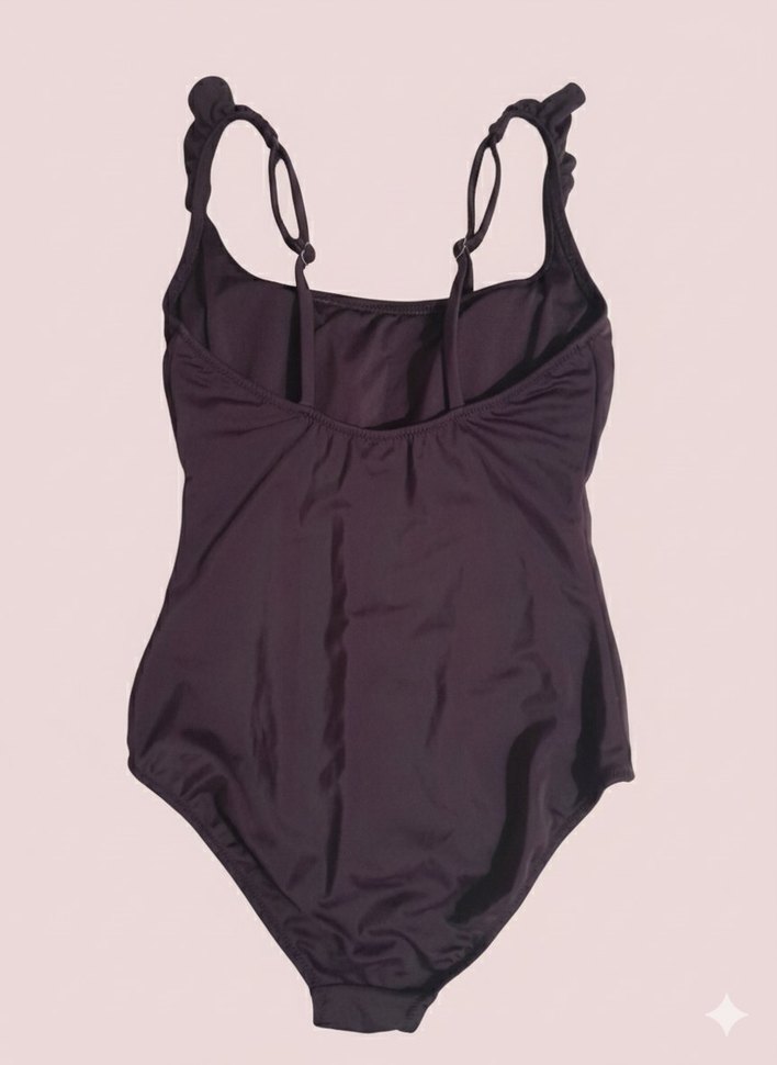 Fırfırlı İnce Askılı Mayo - Görsel 2