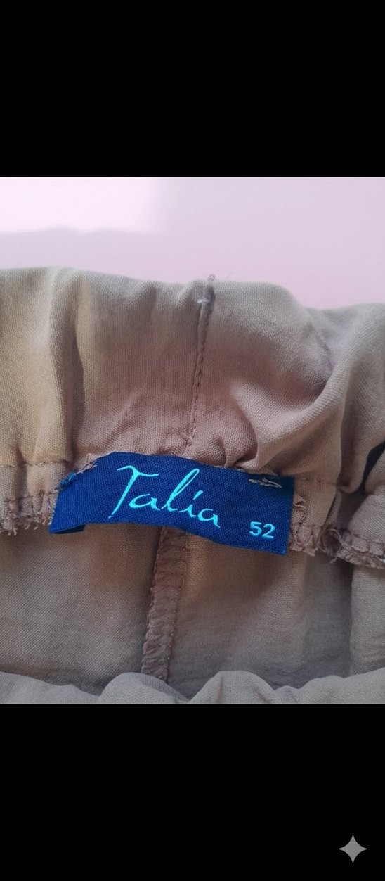 kiremit rengi Kadın Salaş Pantolon - Görsel 3