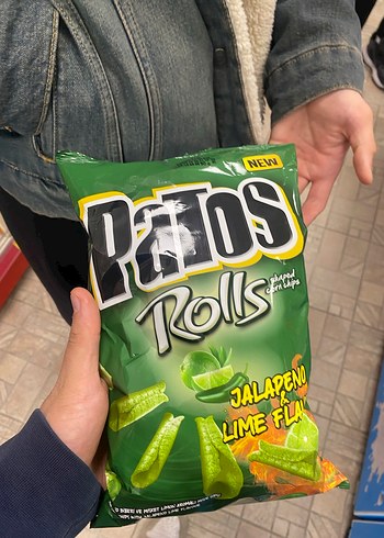 PatoS Roll Jalapeno Limon Aromalı Cips