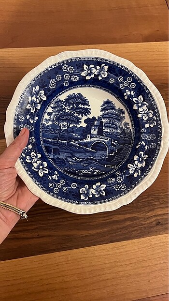 Zara Home Spode çukur yemek tabağı