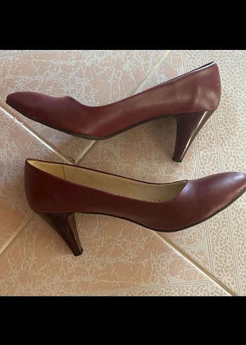 Diğer Bordo Rugan Stiletto Kadın Ayakkabı